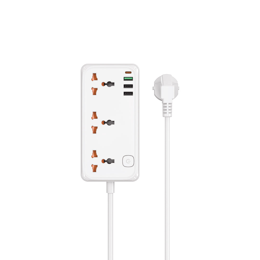 Wiwu Wi-S005 GaN Tech Power Strip Çoklu Priz 30W Wiwu Wi-S005 GaN Tech Power Strip Çoklu Priz 30W